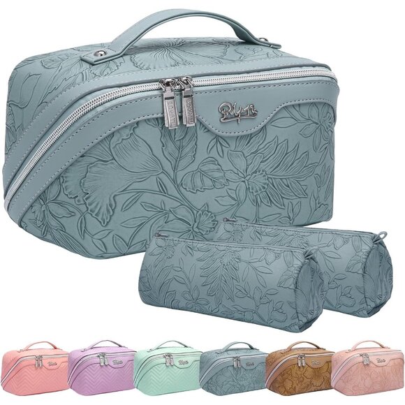WomenTravel Makeup Bags Cosmetic Organizer Bag: 3-Set Large